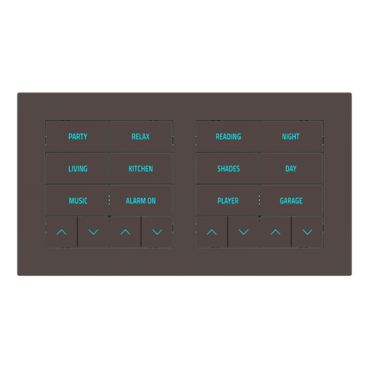 Ekinex накладка 20venti 87x158 mm Cocoa Orinoco Fenix NTM EK-D2S-FCC