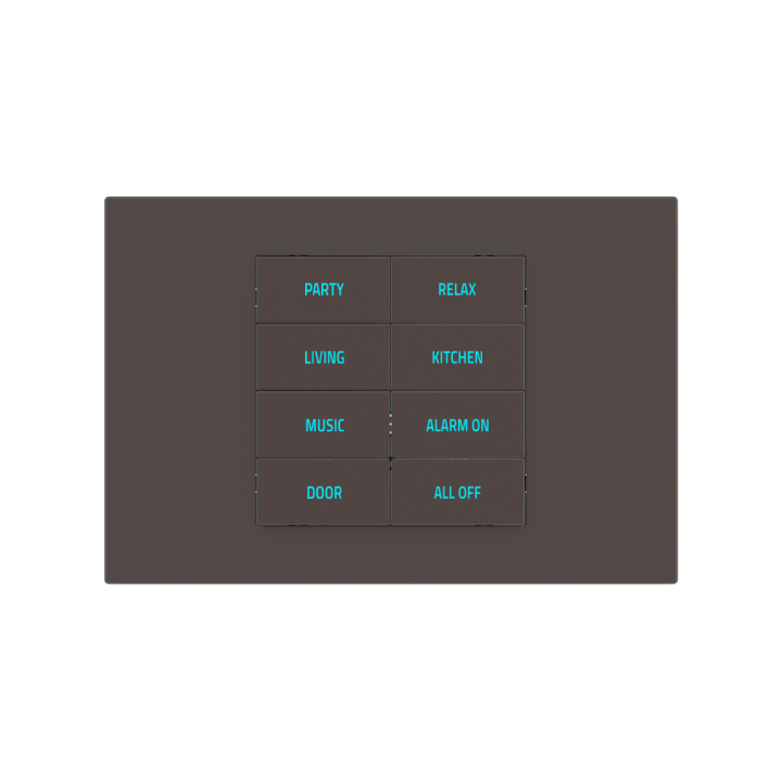 Rectangular Plate Deep (FF/71/20Venti) (87x128) 1 window (45x68) Fenix NTM Cocoa Orinoco