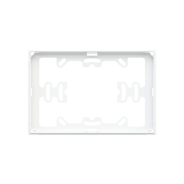Package 1 pcs. white adapter for NF rectangular plate
