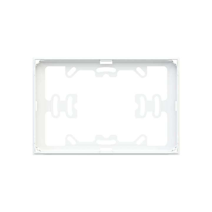 Package 1 pcs. white adapter for NF rectangular plate