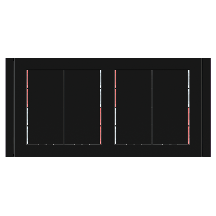 Ekinex накладка 71 30x60 mm черный пластик EK-T2R-GAE