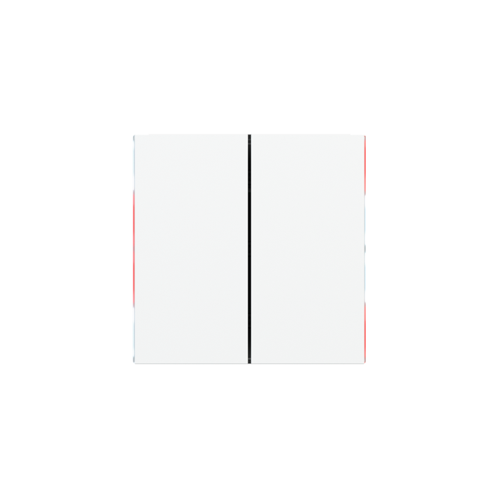 kit 1 rocker FF (Form/Flank/NF) Rectangular (40x80) with symbols Pure white Plastic