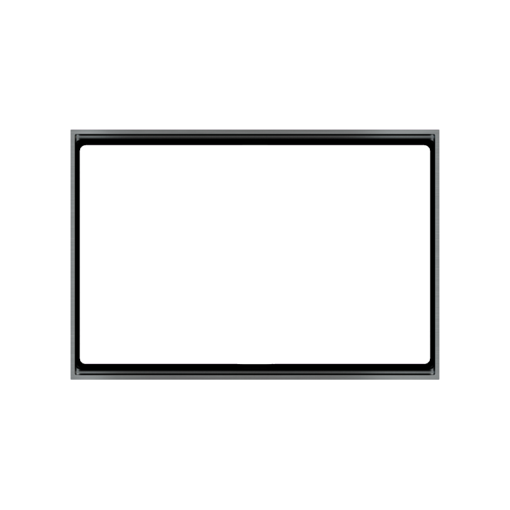 Rectangular Frame FF Form (86x126) Metal Carbon