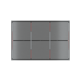 Square Frame FF Form (86X86) Metal Titanium