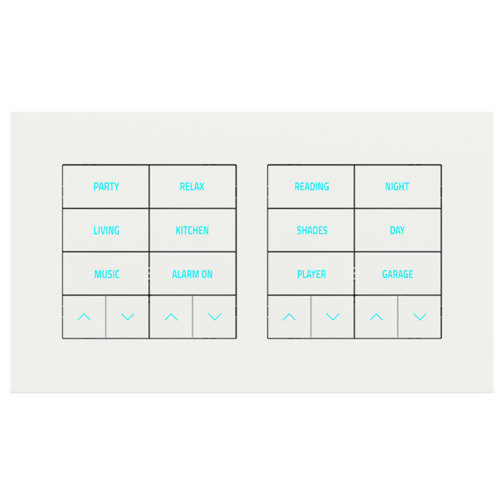 Rectangular Plate Surface (71/20Venti) (98x168) 2 windows (60x60)+(60x60) Fenix NTM White Malè