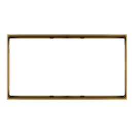 Rectangular Frame FF Form (86x157) 2 Windows Metal Brass