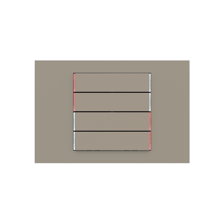 kit 4 rockers 71 serie horizontal rectangular (60X15) Fenix NTM Beaver Ottawa