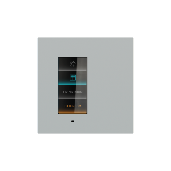 Signum square plate Surface Fenix NTM Grey Efeso