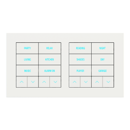 Rectangular Plate Deep (FF/71/20Venti) (87x158) 2 windows (60x60)+(60x60) Fenix NTM White Malè