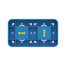 Template for 2-fold Surface plate