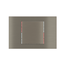 kit 1 rocker 71 serie Square (60X60) Metal Nickel