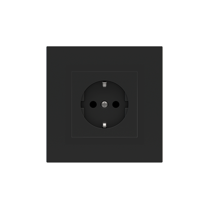 Ekinex накладка 20venti 98x98 mm Black Ingo Fenix NTM EK-SQG-FNI