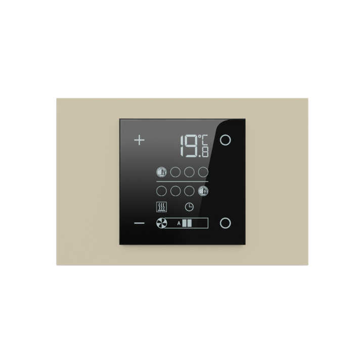 Rectangular Plate 71 (Form/Flank/NF) (80x121) 1 window (60x60) Fenix NTM Beige Luxor