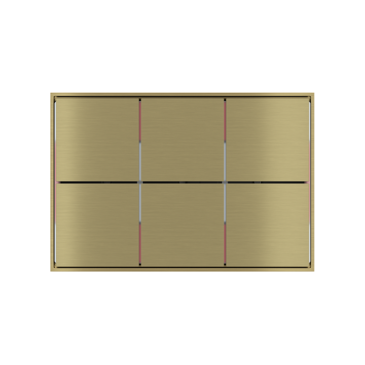 Square Frame FF Form (86X86) Metal Brass