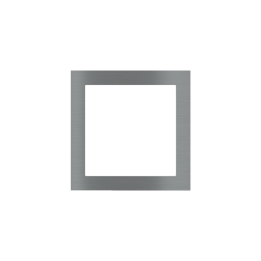 Ekinex накладка Form/Flank/NF 80x80 mm титан металл EK-PQS-GBS
