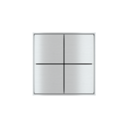 Kit 4 rockers FF (Form/Flank/NF) Square (40x40) Metal Alluminium