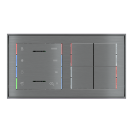Ekinex накладка 71 30x30 mm титан металл EK-T4Q-GBS