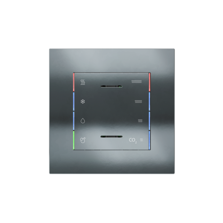 Ekinex накладка 71 60x60 mm черный металл EK-T1Q-CBM-ET2