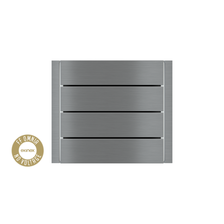 Ekinex накладка Form/Flank/NF 80x20 mm титан металл EK-TRO-GBS