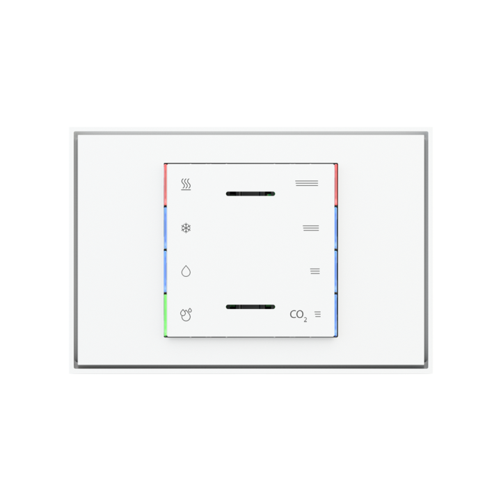 Ekinex накладка FF 86x86 mm Pure white пластик EK-FOQ-GAR