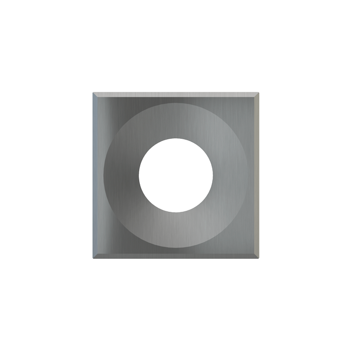 Square magnetic plate for Schuko, French, Israeli power socket ERA series Metal Quantum Carbon