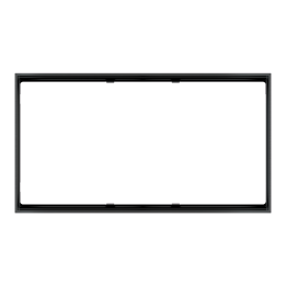 Rectangular Frame FF Form (86x157) 2 Windows Metal Carbon
