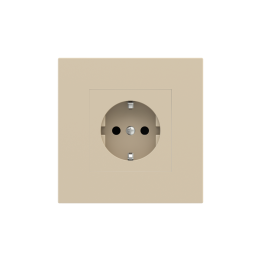 Ekinex накладка 20venti 98x98 mm бежевый Fenix NTM EK-SQG-FBL