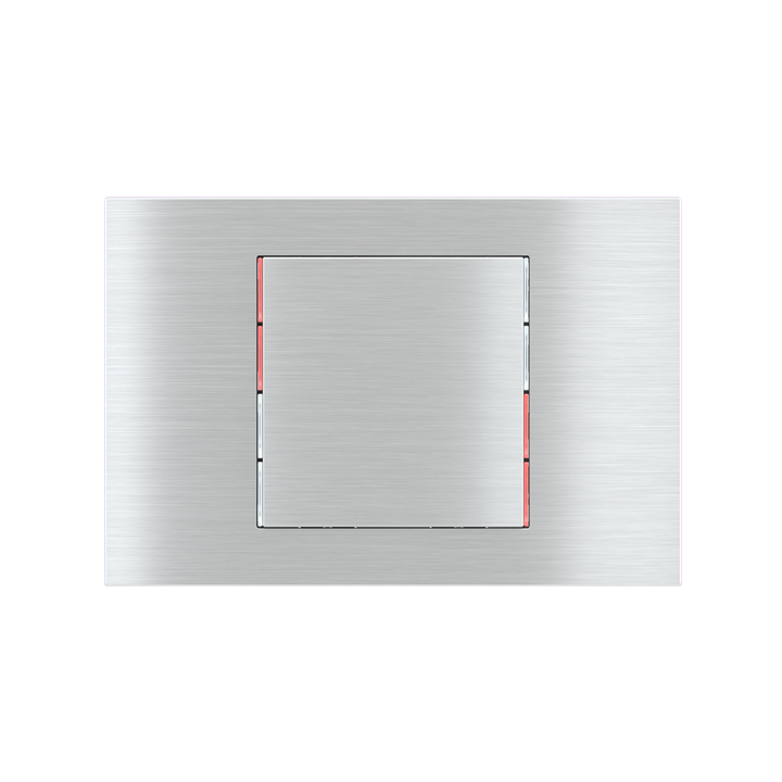 kit 1 rocker 71 serie Square (60X60) Metal Alluminium