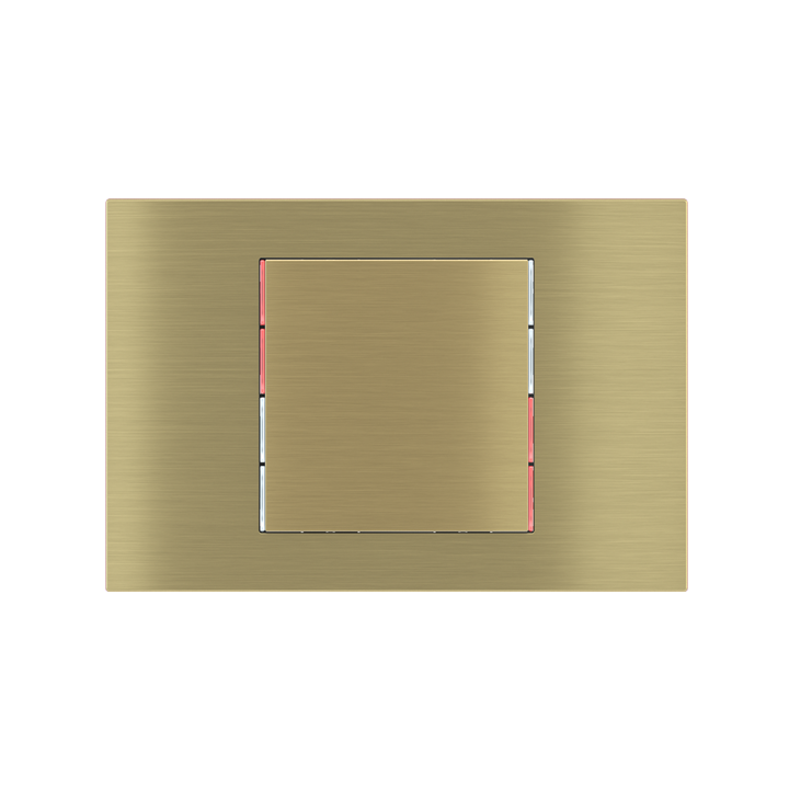 Ekinex накладка 71 60x60 mm латунь металл EK-T1Q-GBB