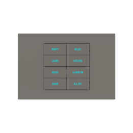 Rectangular Plate Deep (FF/71/20Venti) (87x128) 1 window (45x68) Fenix NTM Grey London