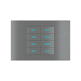 Ekinex накладка 20venti 87x128 mm титан металл EK-DRG-GBS