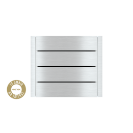 kit 4 rockers FF (Form/Flank/NF) horizontal rectangular (80X20) Metal Alluminium