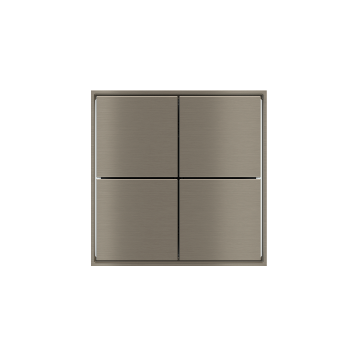 Ekinex накладка Form/Flank/NF 40x40 mm никель металл EK-TQQ-GBR