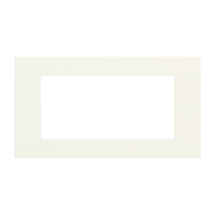 Rectangular magnetic plate (112x52 mm window) Proxima series Metal Warm White