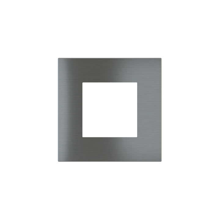 Square magnetic plate (45x45 mm window) Proxima series Metal Quantum Carbon