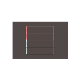 kit 4 rockers 71 serie horizontal rectangular (60X15) Fenix NTM Cocoa Orinoco