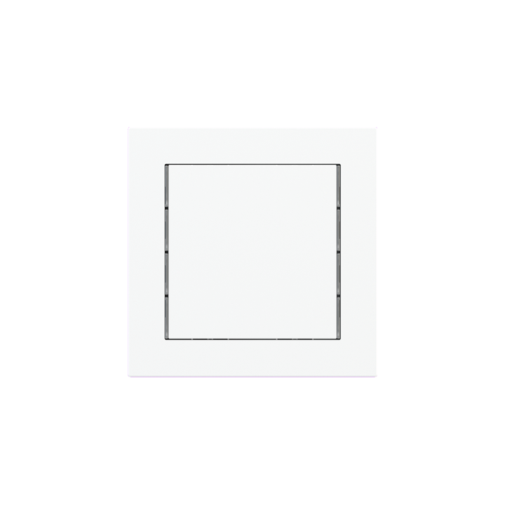 Ekinex накладка 71 60x60 mm Pure white пластик EK-T1Q-GAR-
