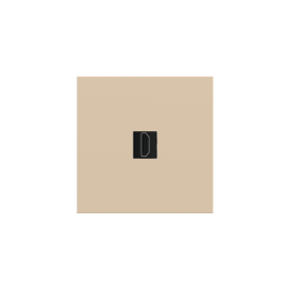 Square magnetic plate for keystone system Proxima series Metal Beige Luxor