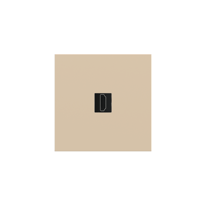 Square magnetic plate for keystone system Proxima series Metal Beige Luxor
