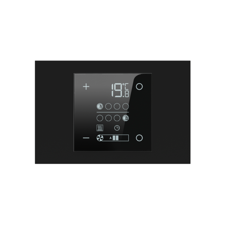 Ekinex накладка Form/Flank/NF 80x121 mm черный пластик EK-PRS-GAE