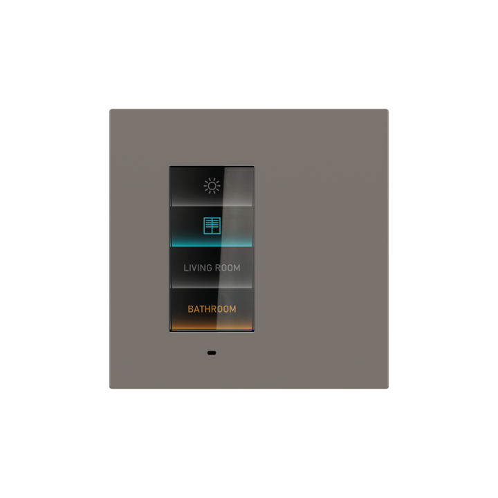 Signum square plate Surface Fenix NTM Grey London