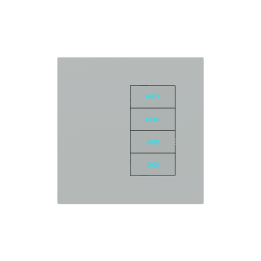 Square Plate Surface (20Venti) (98x98) 1 window (30x60) Fenix NTM Grey Ephesus