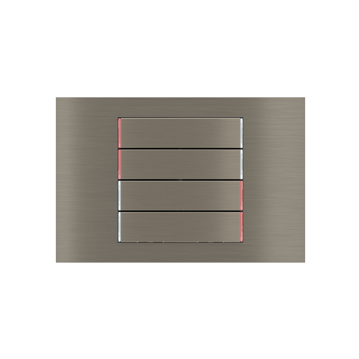 Ekinex накладка 71 60x15 mm никель металл EK-T4R-GBR