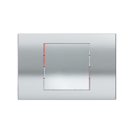 kit 1 rocker 71 serie Square (60X60) Metal HT Chrom