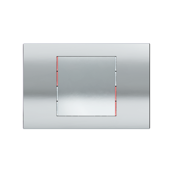 kit 1 rocker 71 serie Square (60X60) Metal HT Chrom