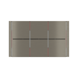 Rectangular Frame FF Form (86x126) Metal Nickel
