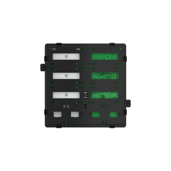 5-rockers configurations' keypad with backlited text/symbols, proximity sensor, mounting left