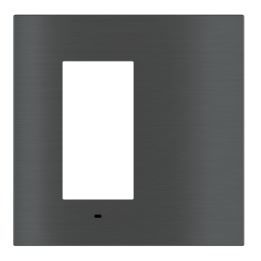 Signum square plate Surface Metal Carbon