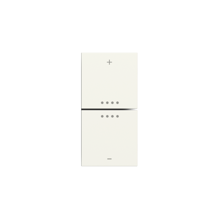 Kit 2 rockers FF square (40x40) for EP2/EQ2/ER2 White Plastic