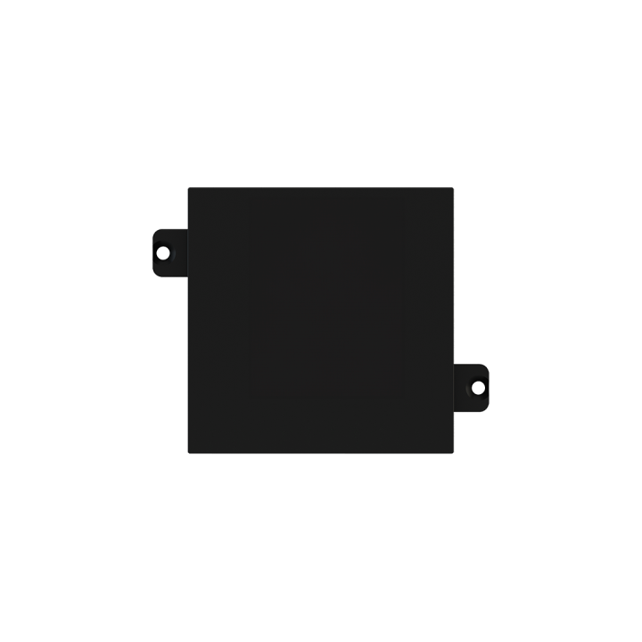 Ekinex накладка 55x55 mm черный пластик EK-A55-GAE